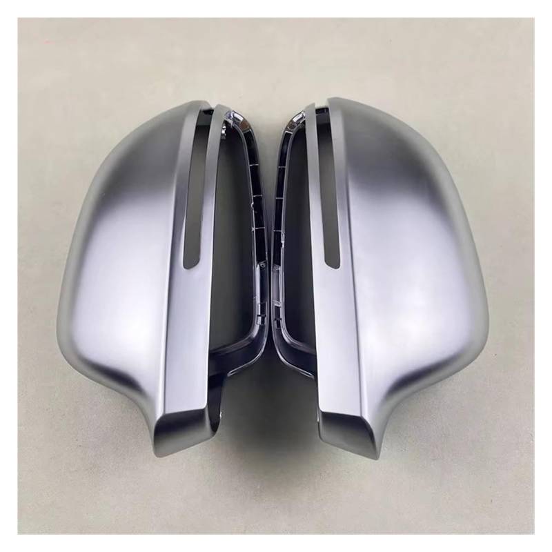 Für A4 Für B8 Für A3 Für A5 Für A6 Für Q3 2012 2013 2014 2015 Autospiegelabdeckung Mattchrom Silber Tür Rückspiegel Kappe von BYSKJZ