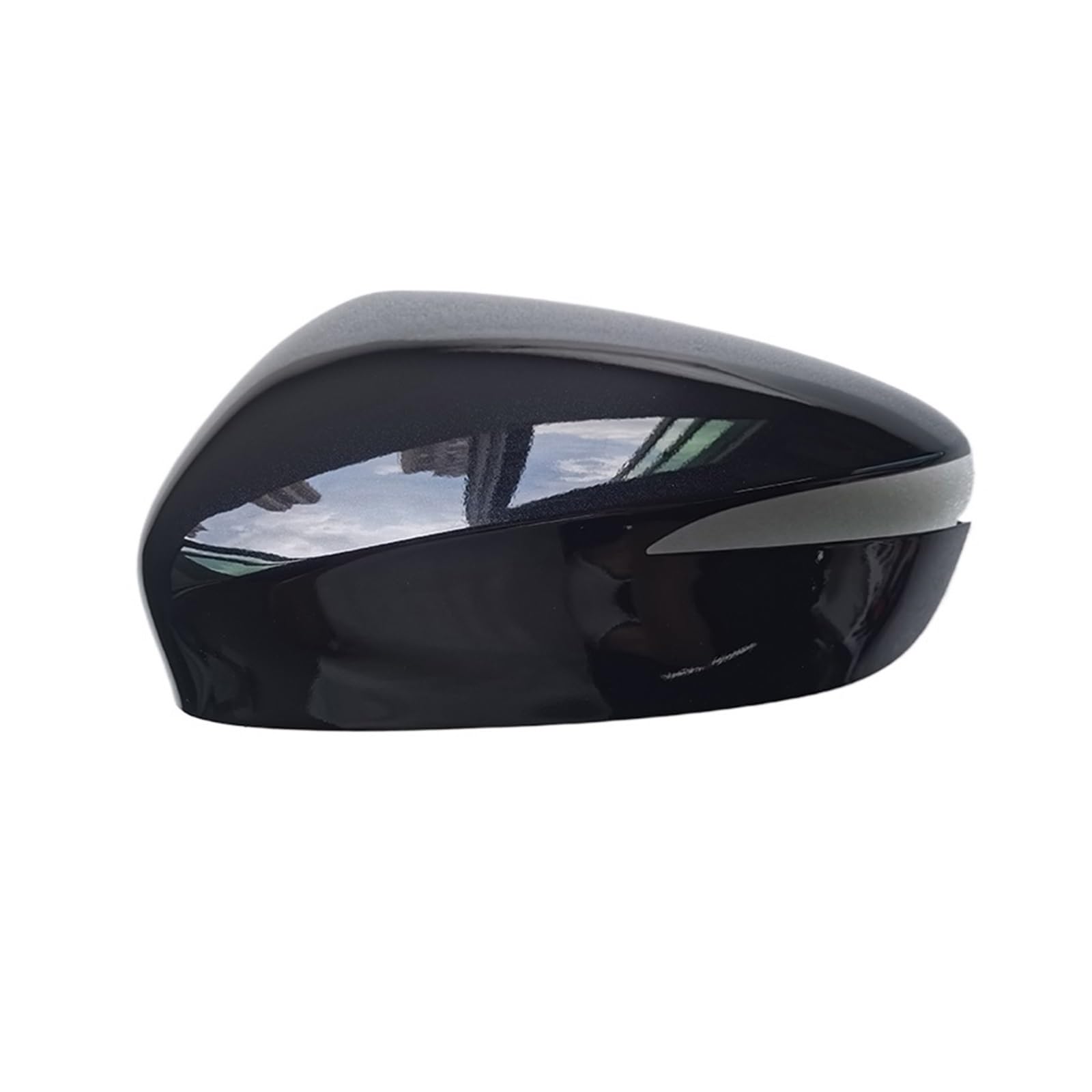 Für Auto Für Mazda Für CX5 2015 2016 Zubehör Rückspiegel Abdeckung Deckel Fall Shell Modell Tür Rückspiegel Kappe(L black) von BYSKJZ