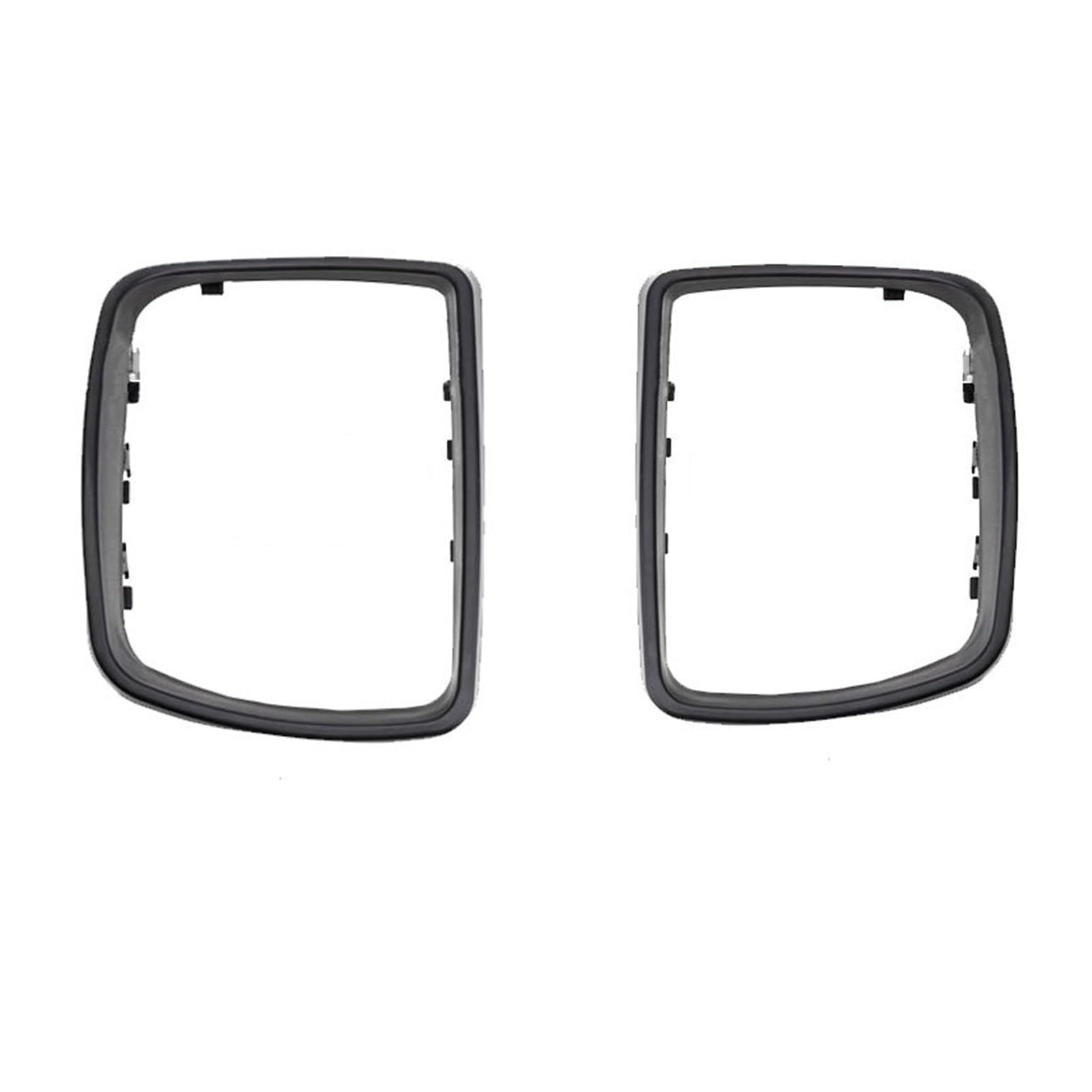 Für E53 Für X5 2000-2004 2005 2006 Seitenspiegel Abdeckkappe Autotür Außenspiegelhalter Rückspiegel Zierring Gehäuserahmen 51168256321 Tür Rückspiegel Kappe(Mirror Frame a pair) von BYSKJZ
