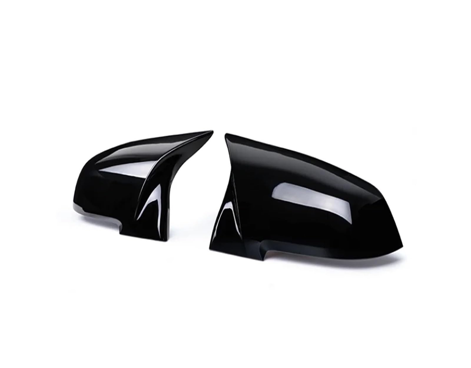 Für F20 Für F22 Für F30 Für F31 Für F32 Für F33 Für F36 Für F34 1 Paar Carbon Fiber Gloss Matt Schwarz Auto Rückspiegel Abdeckung Fall Kappe Tür Rückspiegel Kappe(Bright black) von BYSKJZ