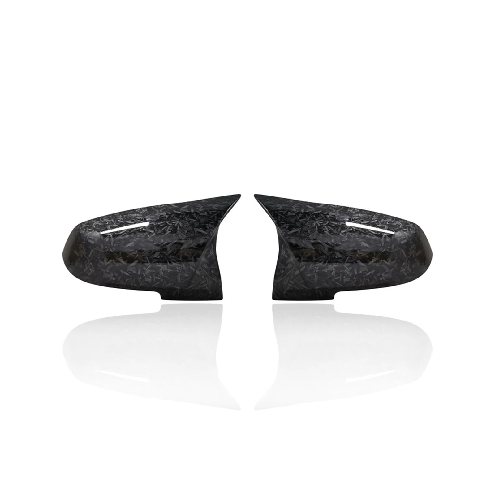 Für F20 Für F22 Für F30 Für F31 Für F32 Für F33 Für F36 Für F34 1 Paar Carbon Fiber Gloss Matt Schwarz Auto Rückspiegel Abdeckung Fall Kappe Tür Rückspiegel Kappe(Forged Carbon Look) von BYSKJZ