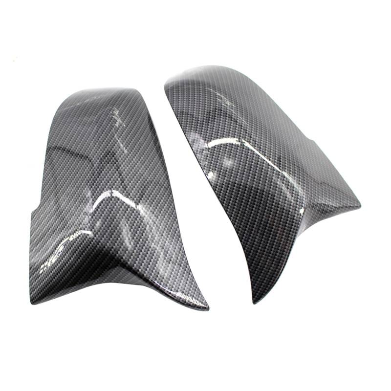Für F32 Für F30 Für F31 Für F33 Für F36 Rückspiegelschalen Seitenflügelspiegel Abdeckkappe Carbon Fiber Style Paar Ersatz Tür Rückspiegel Kappe(Carbon fiber) von BYSKJZ