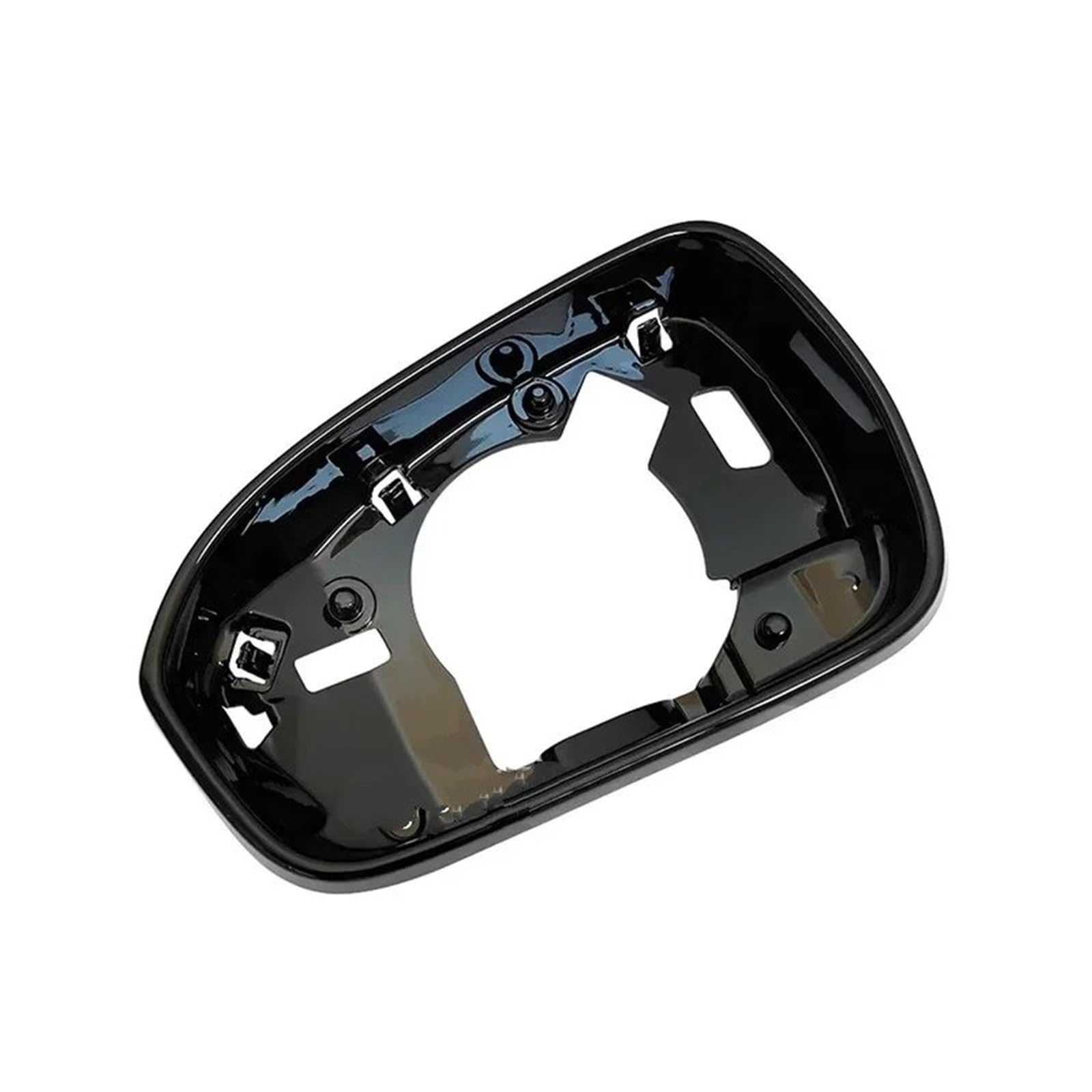 Für Ford Für Fusion 2013 2014 2015 2016 2017 2018 2019 2020 Glänzend Seite Spiegel Rahmen Halter Schwarz Ersetzen Links Rechts Tür Rückspiegel Kappe(Driver side LH) von BYSKJZ