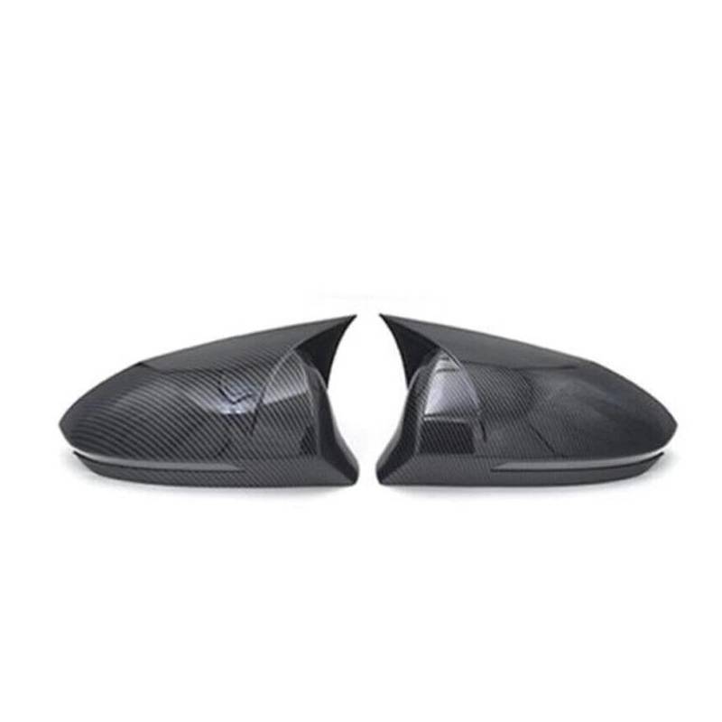 Für Hyundai Für Tucson 2021 2022 2023 Autoaufkleber Rückspiegel Seitenspiegelabdeckung Flügelkappe Außentür Rückansicht Fallverkleidung Carbon Tür Rückspiegel Kappe(Carbon) von BYSKJZ