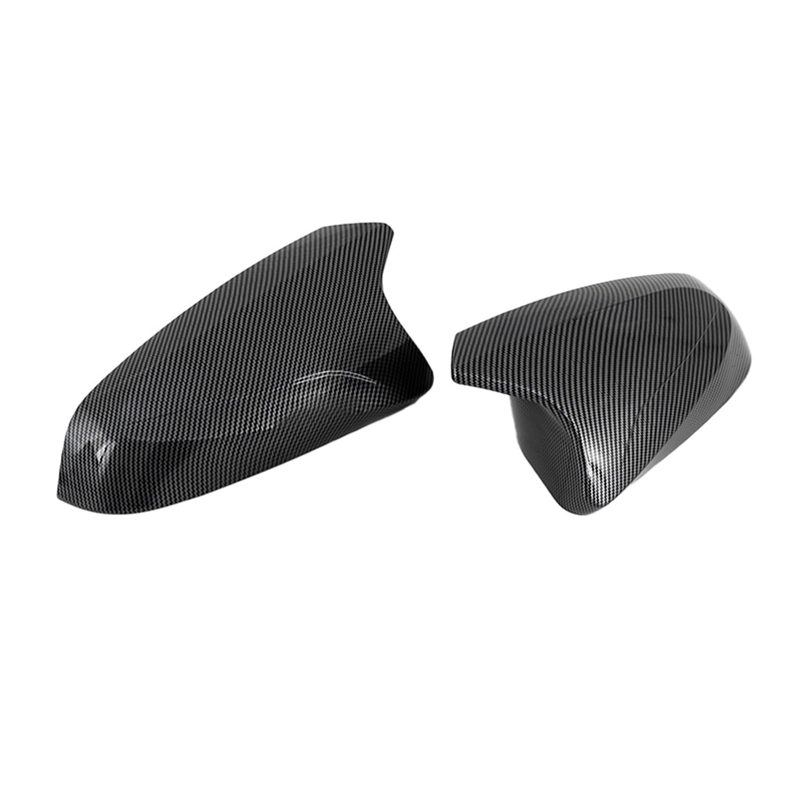Für Lexus Für NX Für RX 2015 2016 2017 2018 2019 2020 2021 2022 2023 2024 Carbon Fiber Black Ox Horn Rückspiegel Abdeckkappe Tür Rückspiegel Kappe(Carbon Black Pair) von BYSKJZ
