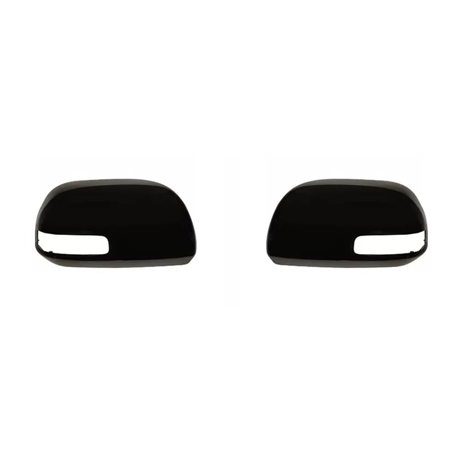 Für Toyota Für Alphard Für Previa 2006 2007 2008 2009 2010 2011 2012 2013 Auto Links Rechts Hinten Spiegel Abdeckung Shell Cap Blinker Licht Tür Rückspiegel Kappe(Black cover LR) von BYSKJZ