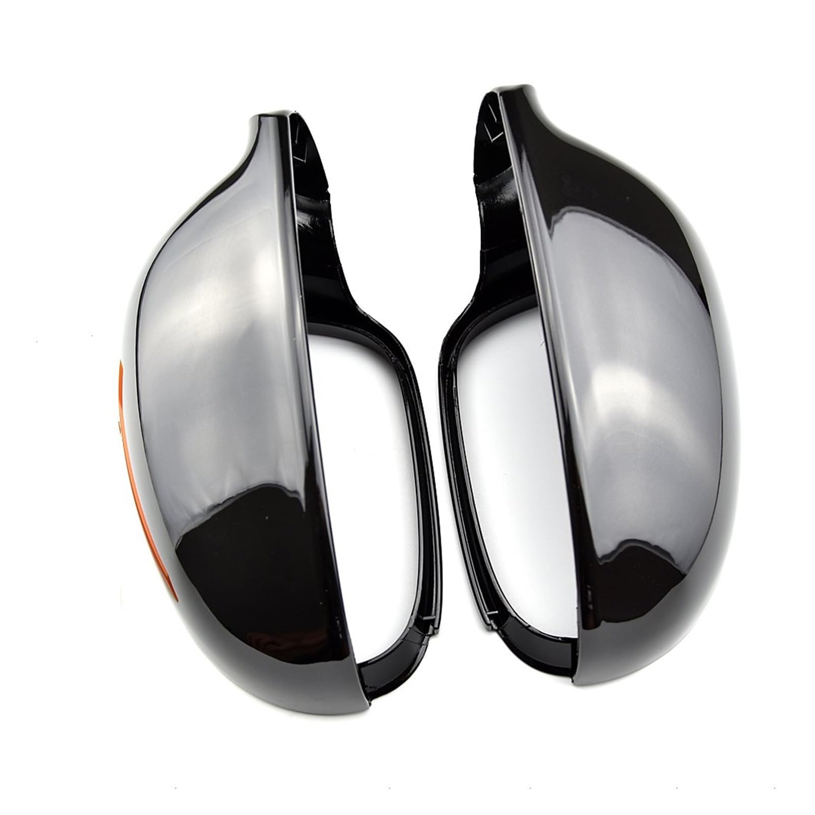Für VW Für GOLF 5 Für GTI Für Jetta Für MK5 Für Passat Für B6 Seitenflügel Rückansicht Rückspiegel Abdeckung Trim Tür Rückspiegel Kappe(Bright black) von BYSKJZ