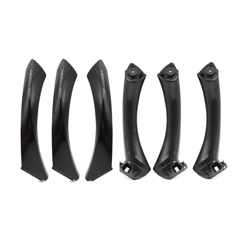 Interieur Türgriff 3 Für Serie Für E90 Für E91 325 330 318 Limousine Wagon Carbon Faser Auto Innen 6pc Tür Armlehne Panel Griff Pull Abdeckung Auto Innentürgriff Schnalle(LHD) von BYSKJZ