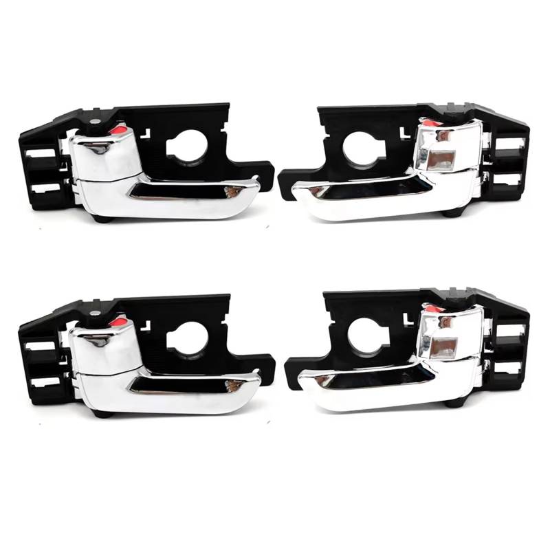 Interieur Türgriff Für Kia Für Sportage 2005 2006 2007 2008 2009 2010 Auto Innen Türgriff Chrom Vorne Hinten Links Rechts Innen Innere Griffe Auto Innentürgriff Schnalle(1 Set) von BYSKJZ