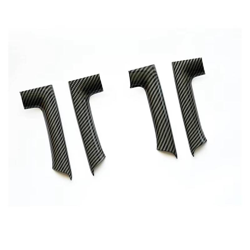 Interieur Türgriff Für VW Für Golf 6 Für MK6 2009 2010 2011 2012 2013 4 Stücke Auto Aufkleber ABS Carbon Faser Korn Innen Tür Armlehne Dekoration Abdeckung Auto Innentürgriff Schnalle von BYSKJZ