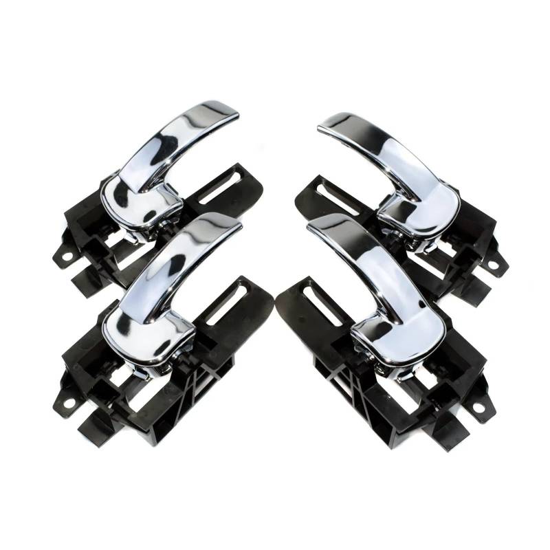 Interieur Türgriff Innentürgriff Chrom Vorne Hinten Links Rechts Für Nissan Für Qashqai 2007-2013 80671-JD00E 80671JD00E 80670-JD00E 80670JD00E Auto Innentürgriff Schnalle(A Set 4Pcs) von BYSKJZ
