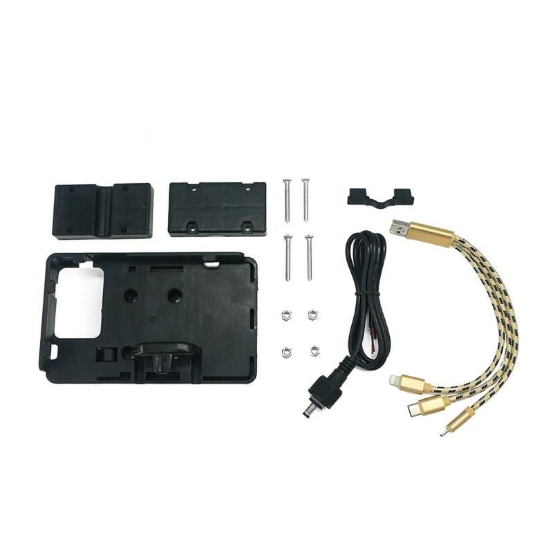 Motorrad GPS Telefon Halter Für F700GS Für F800GS Für R1250GS Für Abenteuer Telefon Halter Supporter Navigation USB Charge Stand Halterung von BYSKJZ