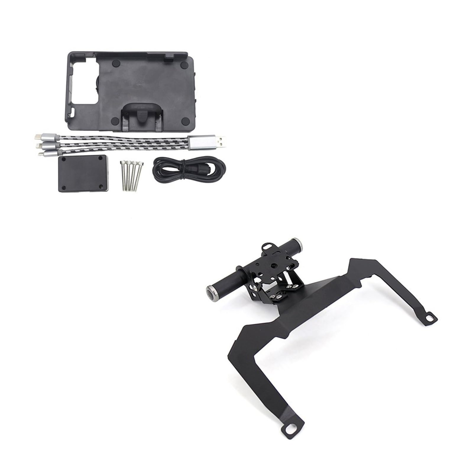 Motorrad GPS Telefon Halter Für Forza350 Für Forza125 Für Forza 350 125 2020 2021 Motorrad GPS Navigation Handy Halterung Mount Adapter Ständer Halter(BC) von BYSKJZ