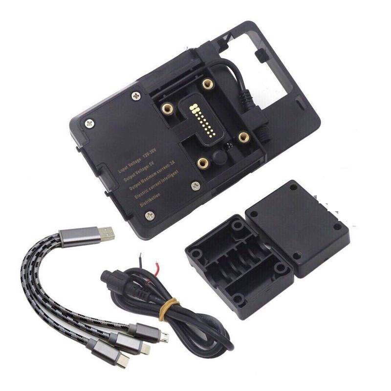 Motorrad GPS Telefon Halter Für Moto Für Guzzi Für V85 TT 2019 2020 Für V85TT Motorrad Zubehör Navigation Halterung Vorne Telefon Ständer Halter Smartphone Telefon GPS(1) von BYSKJZ