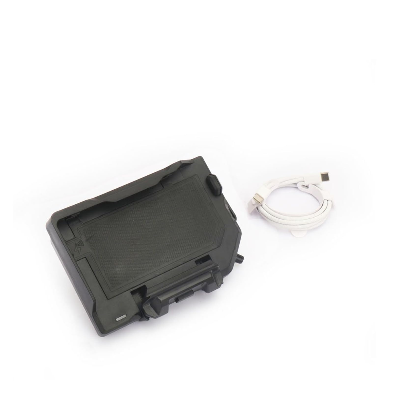 Motorrad GPS Telefon Halter Für R1200GS Für R1250GS Für ADV Für 850GS Motorrad Drahtlose Lade GPS Telefon Halter Navigation Halterung(Wireless- White Line) von BYSKJZ
