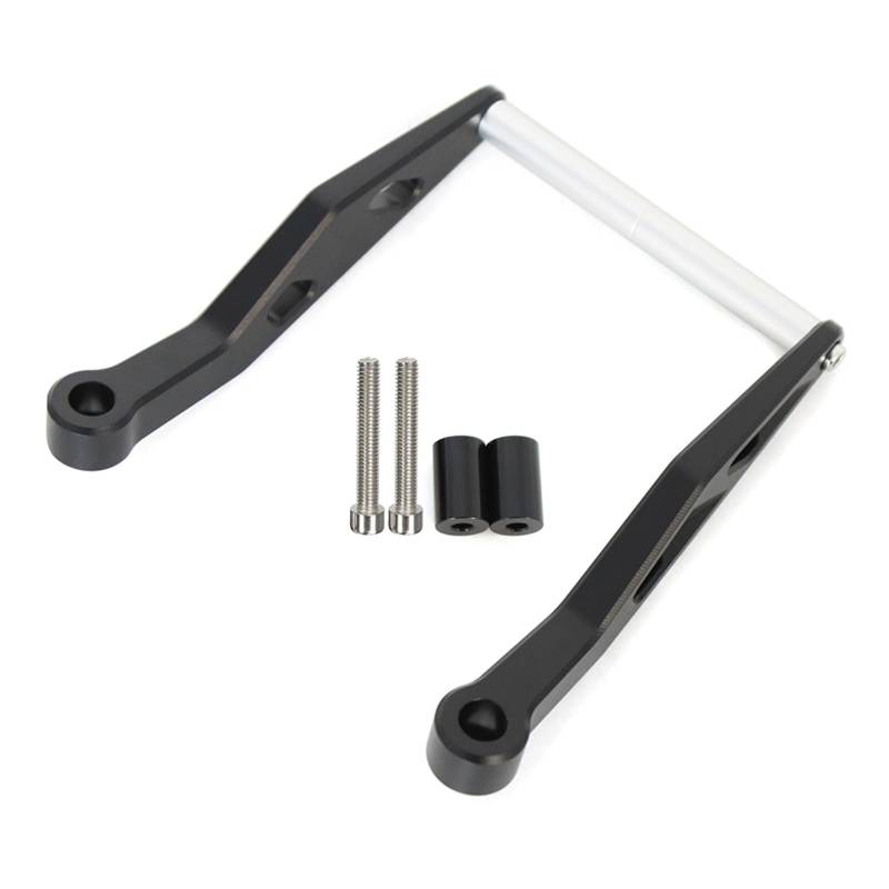 Motorrad GPS Telefon Halter Für R1300GS Für R 1300 Für R1300GS 2023 2024 Motorrad Zubehör Handy GPS Navigation Platte Halterung Lenker Anpassen Halter(Sliver) von BYSKJZ