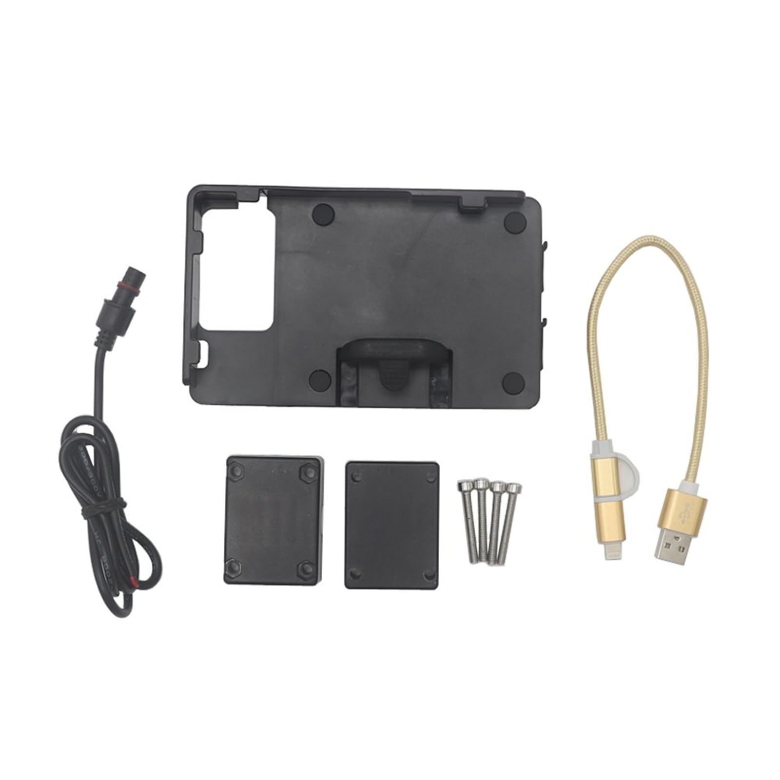 Motorrad GPS Telefon Halter Für Tracer 700 Für Tracer 7 GT Motorrad Zubehör GPS Navigation Platte Halterung Windschutzscheibe Stand Telefon Handy Halter(A) von BYSKJZ
