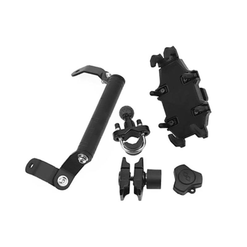 Motorrad GPS Telefon Halter Für Zontes Für 150D Für 150M 2023 2024 Für ZT150D Für ZT150M Motorrad Frontscheibe GPS Telefon Halterung Navigation Stange Halterung Halter Stehen(1 Set) von BYSKJZ