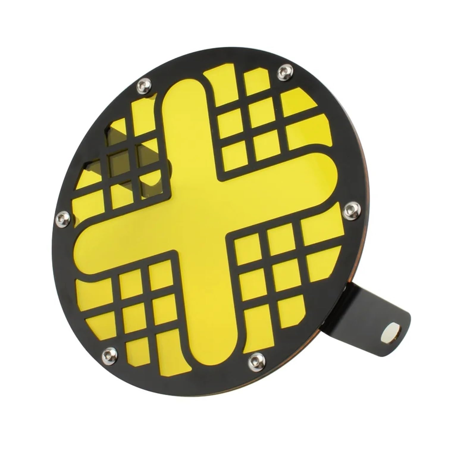 Scheinwerfer Kühlergrill Abdeckung Für Bonneville T100 T120 Thunderbird Sport Thruxton Motorrad 7 "Retro Scheinwerfer Abdeckung Licht Kühlergrill Schutz Protector(Yellow) von BYSKJZ