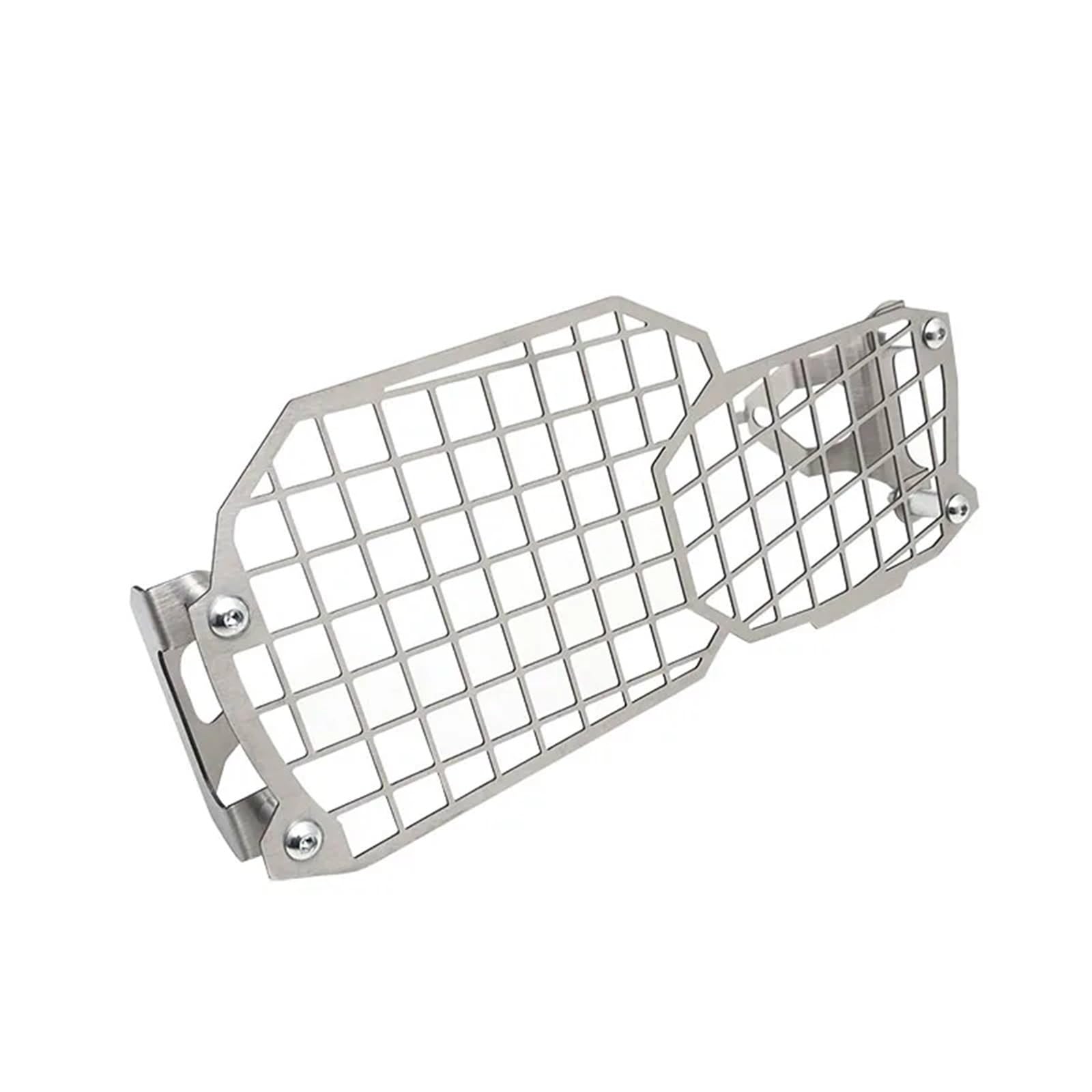 Scheinwerfer Kühlergrill Abdeckung Für F800GS F700GS F650GS 2008-2018 Motorrad Scheinwerfer Schutz Grille Schutz Abdeckung Hand Licht Kühlergrill(Silver) von BYSKJZ