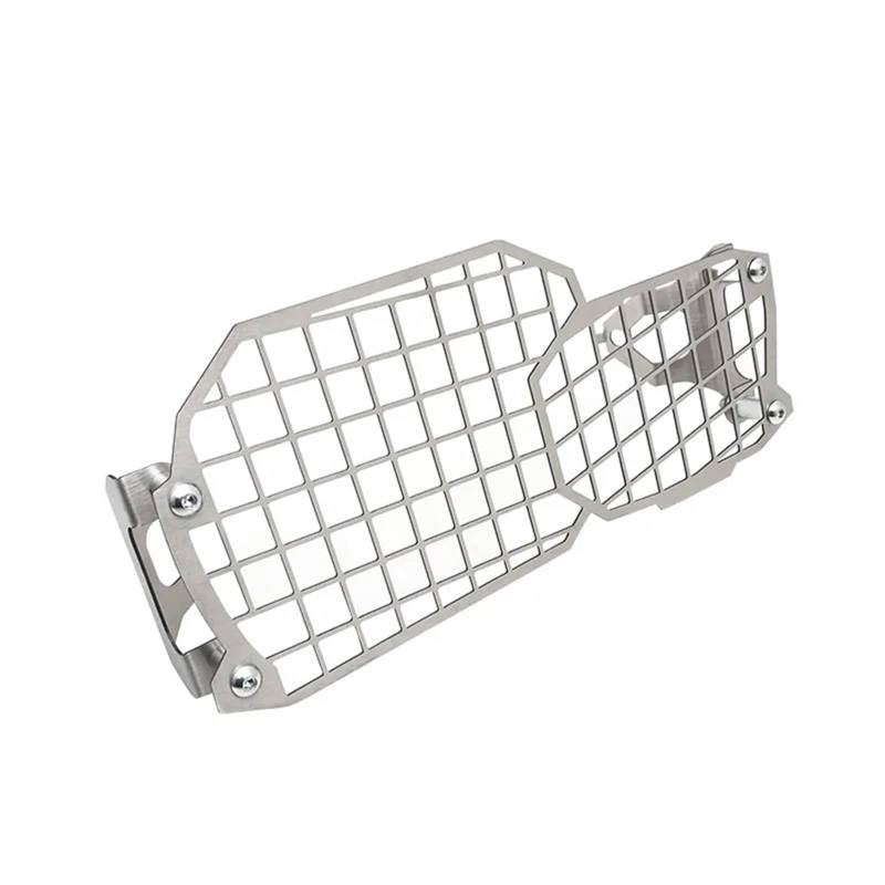 Scheinwerfer Kühlergrill Abdeckung Für F800GS F700GS F650GS 2008-2018 Motorrad Scheinwerfer Schutz Grille Schutz Abdeckung Hand Licht Kühlergrill(Silver) von BYSKJZ