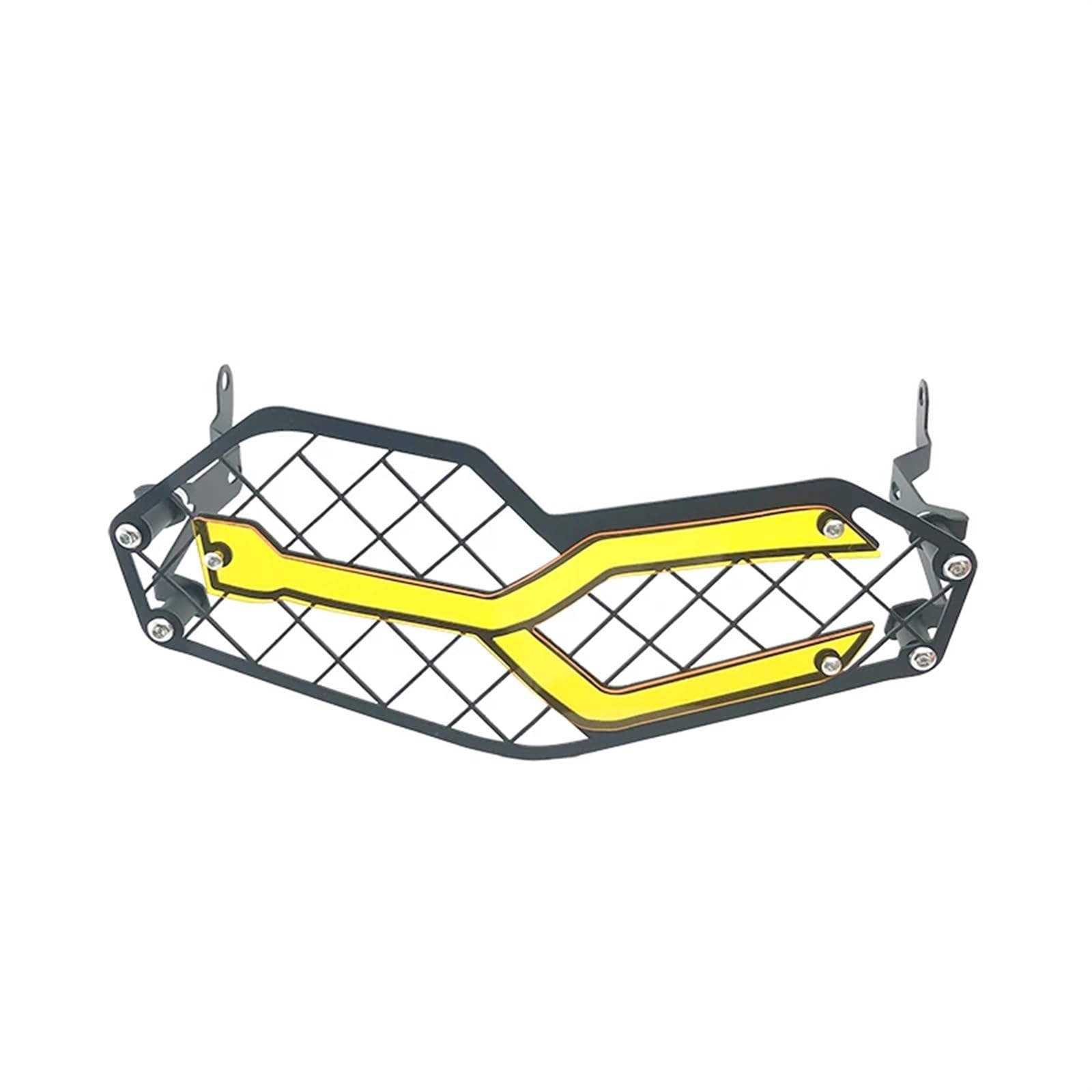 Scheinwerfer Kühlergrill Abdeckung Für F850GS F750GS 2018 2019 2020 2021 2022 2023 Motorrad Scheinwerfer Protector Kopf Licht Schutz Abdeckung Grille(Yellow) von BYSKJZ