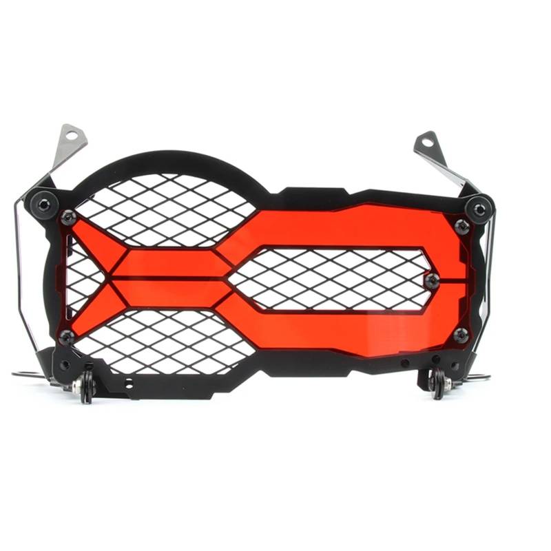 Scheinwerfer Kühlergrill Abdeckung Für R1200GS R1250GS ADV 40 Years Edition R 1250 GS Adventure LC Klappbarer Scheinwerferschutz Kopflichter Kühlergrillschutzabdeckung(Red) von BYSKJZ