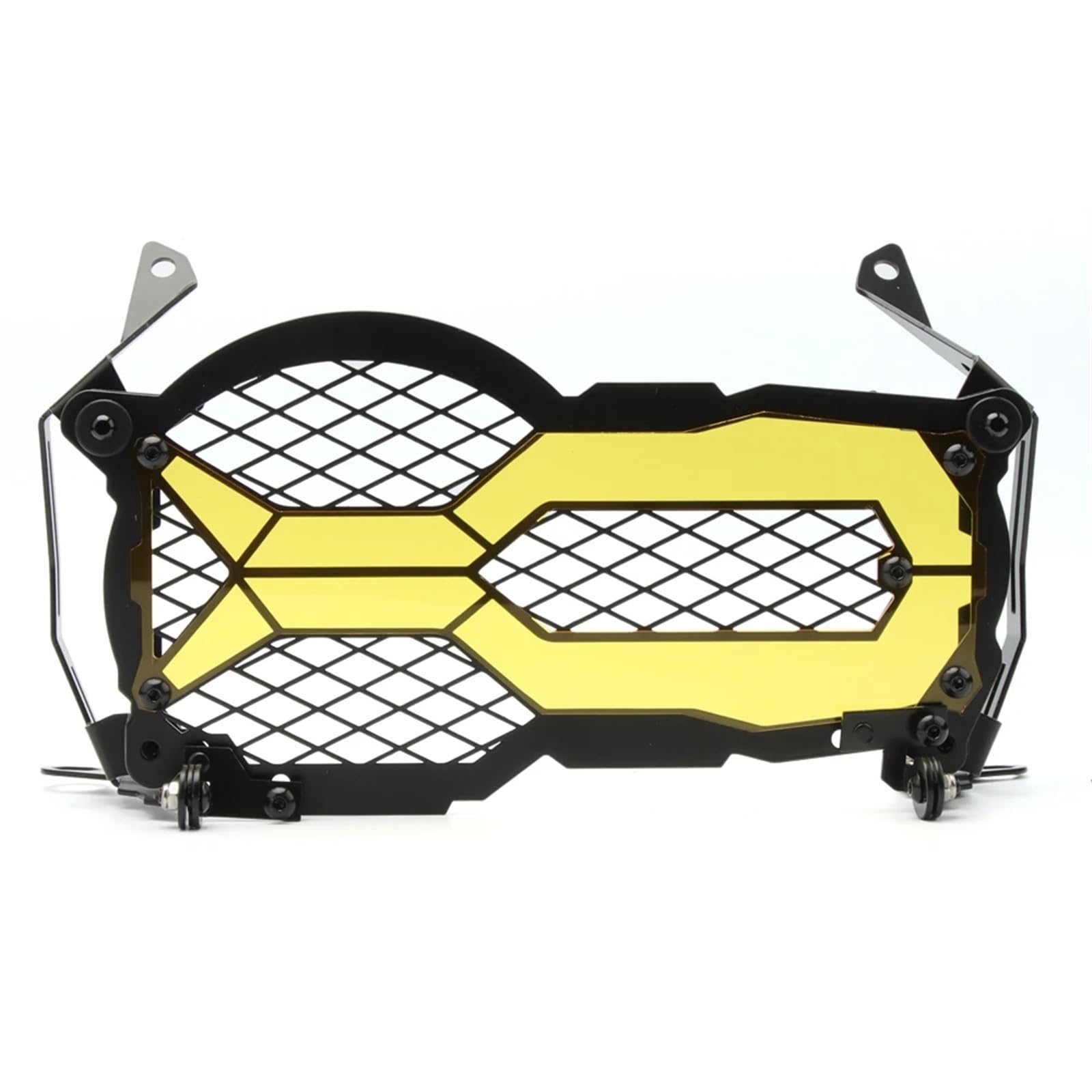Scheinwerfer Kühlergrill Abdeckung Für R1200GS R1250GS ADV 40 Years Edition R 1250 GS Adventure LC Klappbarer Scheinwerferschutz Kopflichter Kühlergrillschutzabdeckung(Yellow) von BYSKJZ