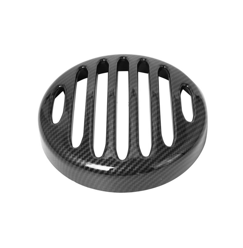 Scheinwerfer Kühlergrill Abdeckung Für Rebel CMX 300 2017–2019 Motorrad-Scheinwerferschutz Grillschutz Abdeckung Flacher Schnitt Schwarz Rot(Carbon Fiber) von BYSKJZ
