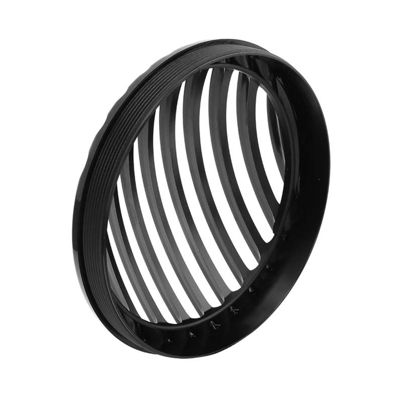 Scheinwerfer Kühlergrill Abdeckung Für Sportster XL883 XL1200 XL1200X X48 2004-Up Motorrad 5 3/4 "5,75" Scheinwerfer Grill Abdeckung Schwarz ABS Zubehör von BYSKJZ