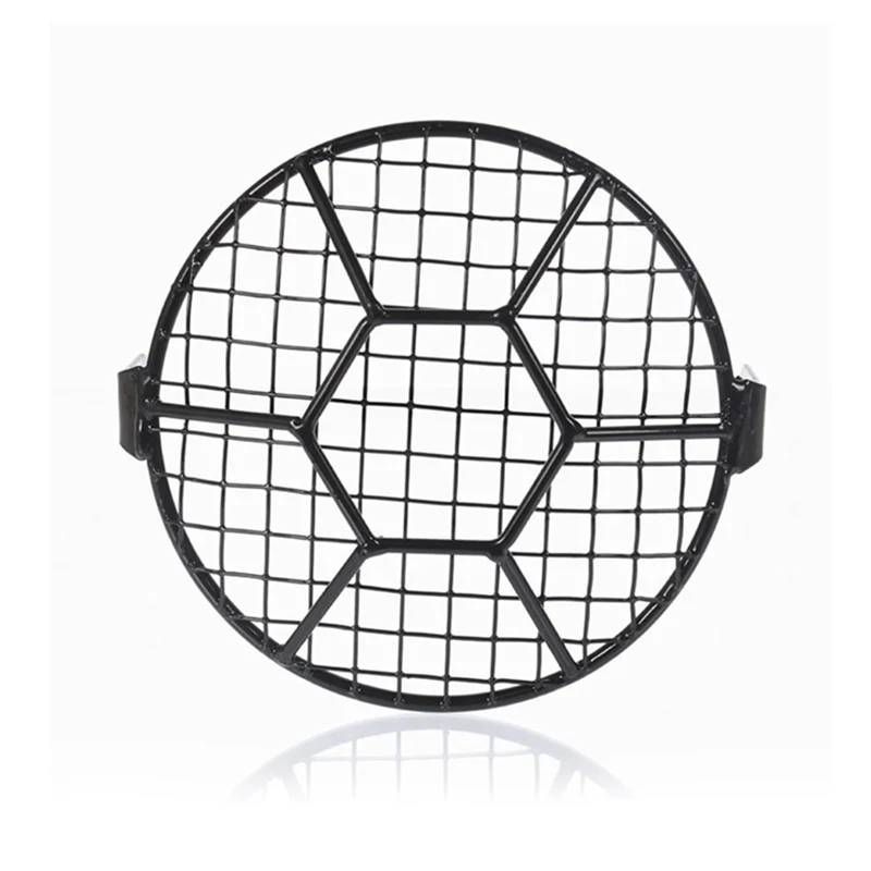 Scheinwerfer Kühlergrill Abdeckung Für Universal 7 Zoll Neue Metall Retro Motorrad Scheinwerfer Schutz Abdeckung Scheinwerfer Mesh Grille Lampenschirm(4) von BYSKJZ