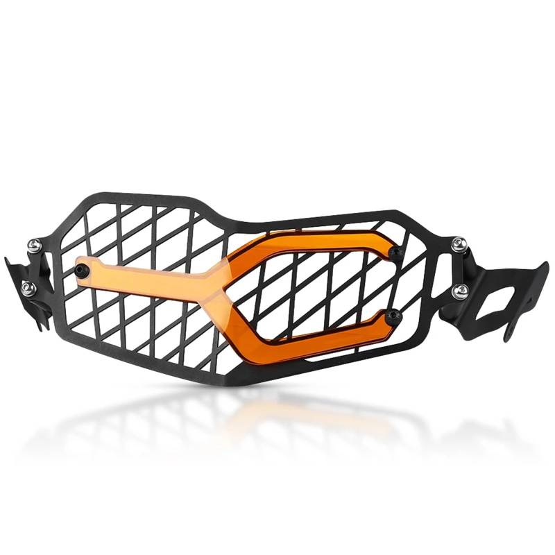Scheinwerfer Kühlergrill Abdeckung Motorrad Scheinwerfer Grill Schutz Abdeckung Schutz Für F850GS F850 F850GS 850GS Abenteuer ADV 2018 2019 2020 2021 2022 2023(Orange) von BYSKJZ