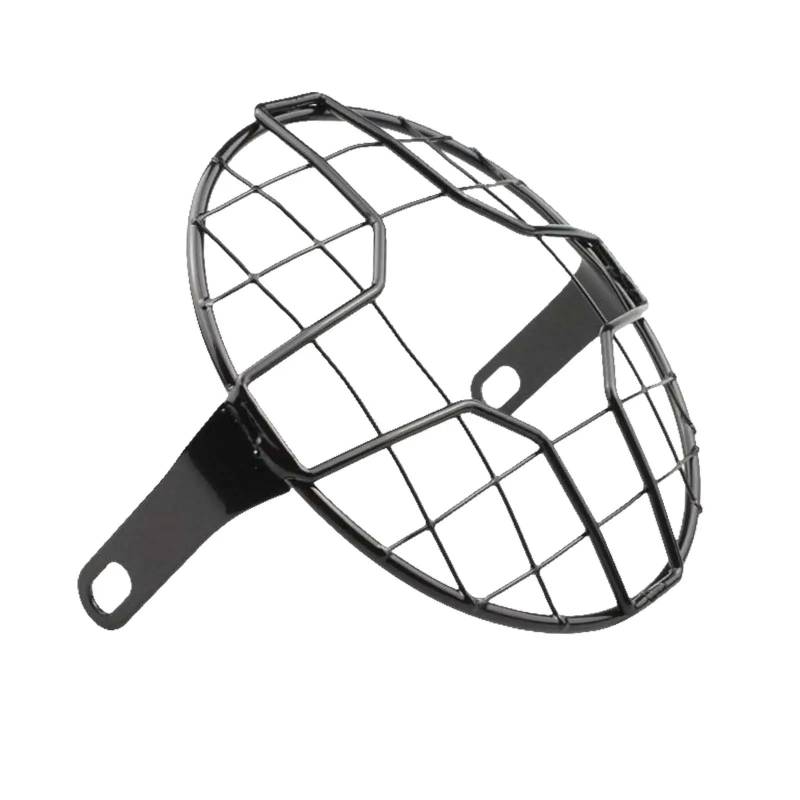 Scheinwerfer Kühlergrill Abdeckung Runde 5,75 Zoll Motorrad Scheinwerfer Grill Schutz Licht Abdeckung Dekoration(3) von BYSKJZ