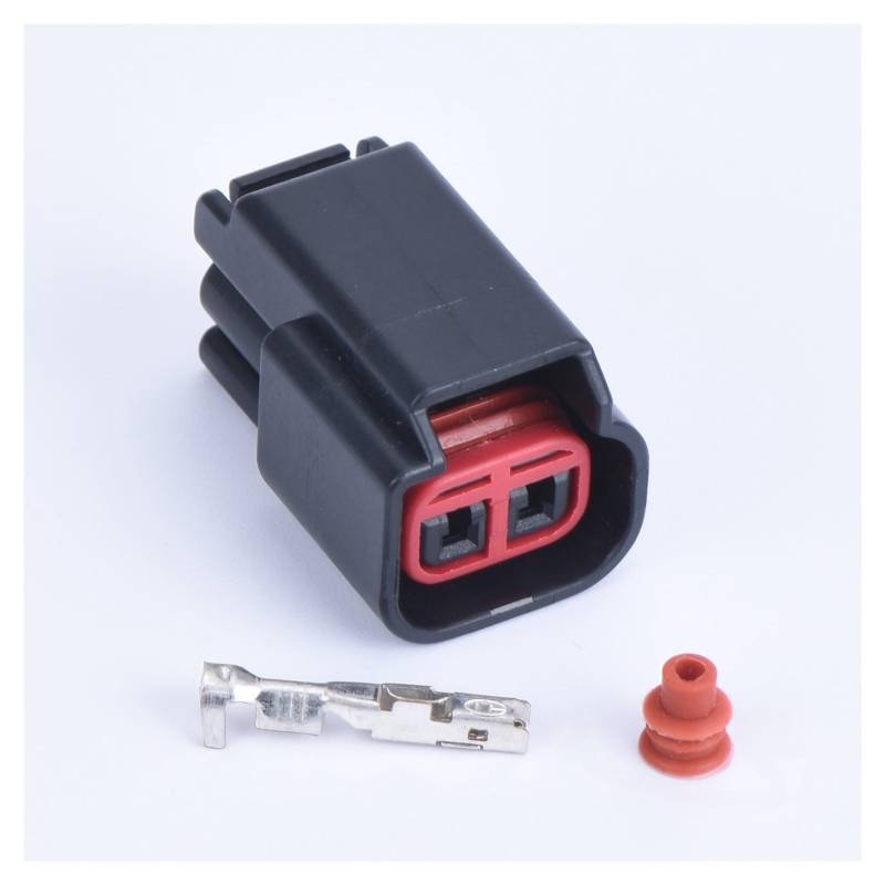 2 Set 2-polige Buchse C/OP Injektor p/lug Zündspulen Automobilstecker kompatibel mit E-4014 E4014 von BYTNHNT