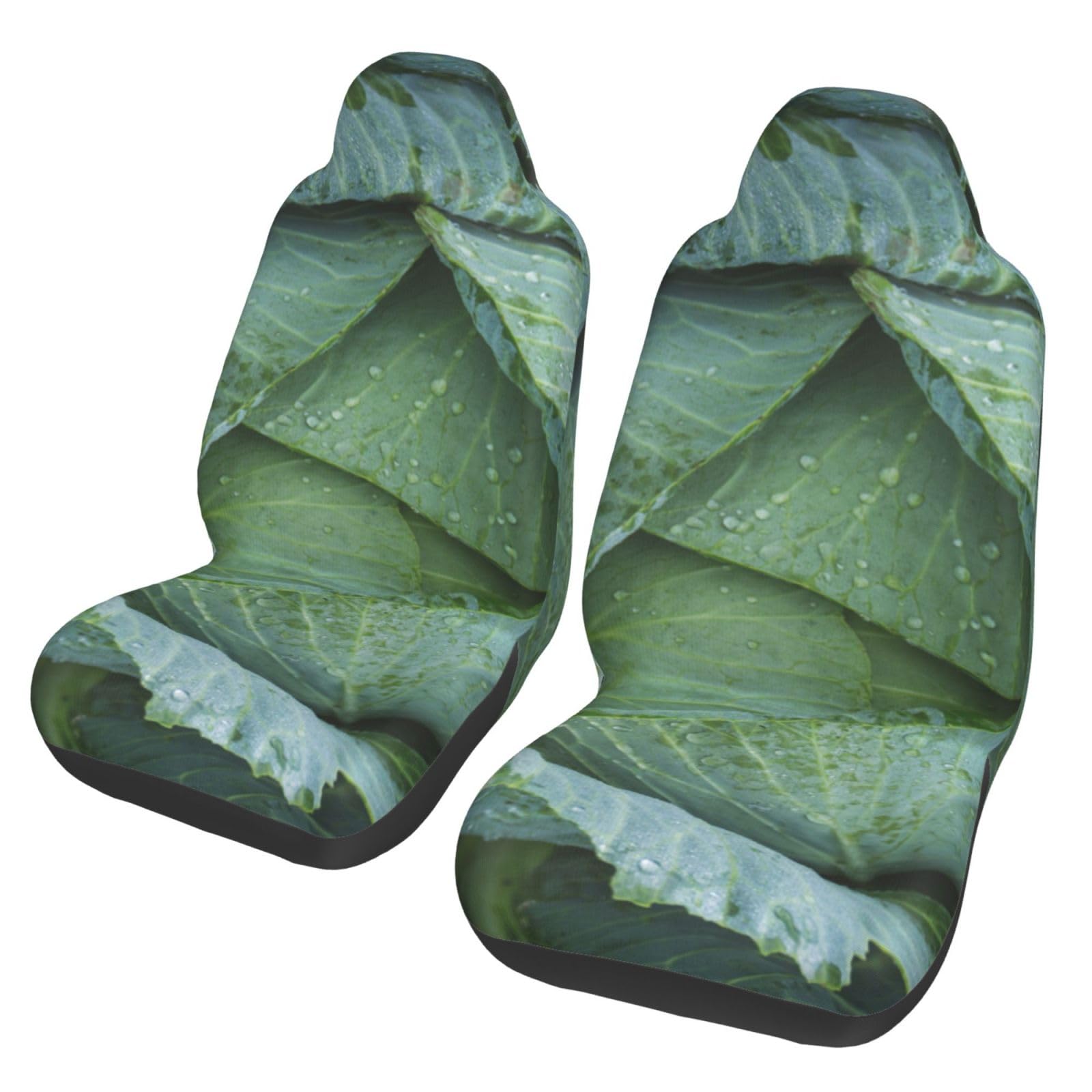 BYwenhopnbs Bright Cabbage, 2 Stück Autositzbezüge für die Vordersitze, universeller Anti-Rutsch-Sitzschutz BYwenhopnbs Bright Cabbage, 2 Stück Autositzbezüge für die Vordersitze, universeller Anti-Rutsch-Sitzschutz von BYwenhopnbs