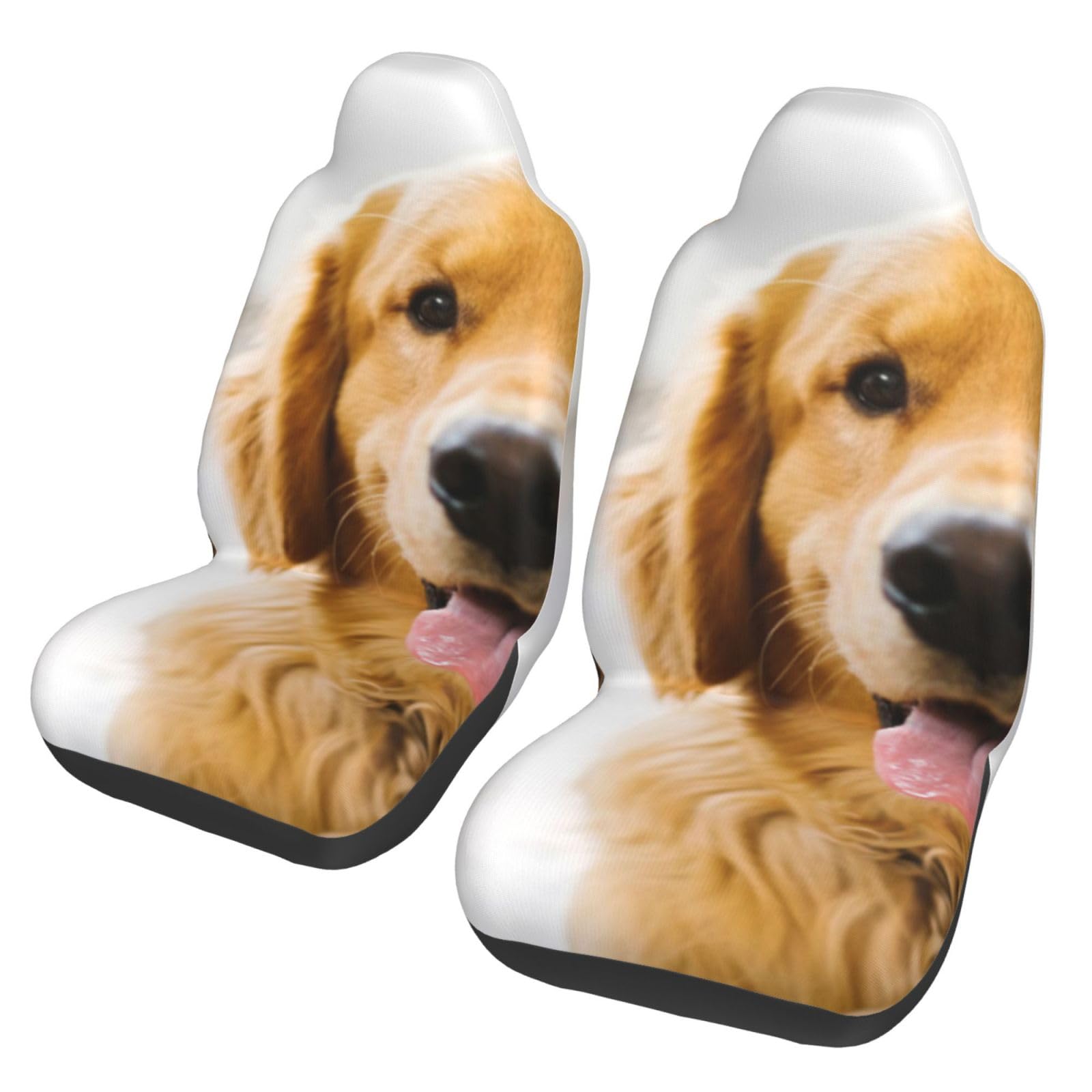 BYwenhopnbs Golden Retriever Smiling, 2 Stück Autositzbezüge für die Vordersitze, universeller Anti-Rutsch-Sitzschutz BYwenhopnbs Golden Retriever Smiling, 2 Stück Autositzbezüge für die Vordersitze, universeller Anti-Rutsch-Sitzschutz von BYwenhopnbs