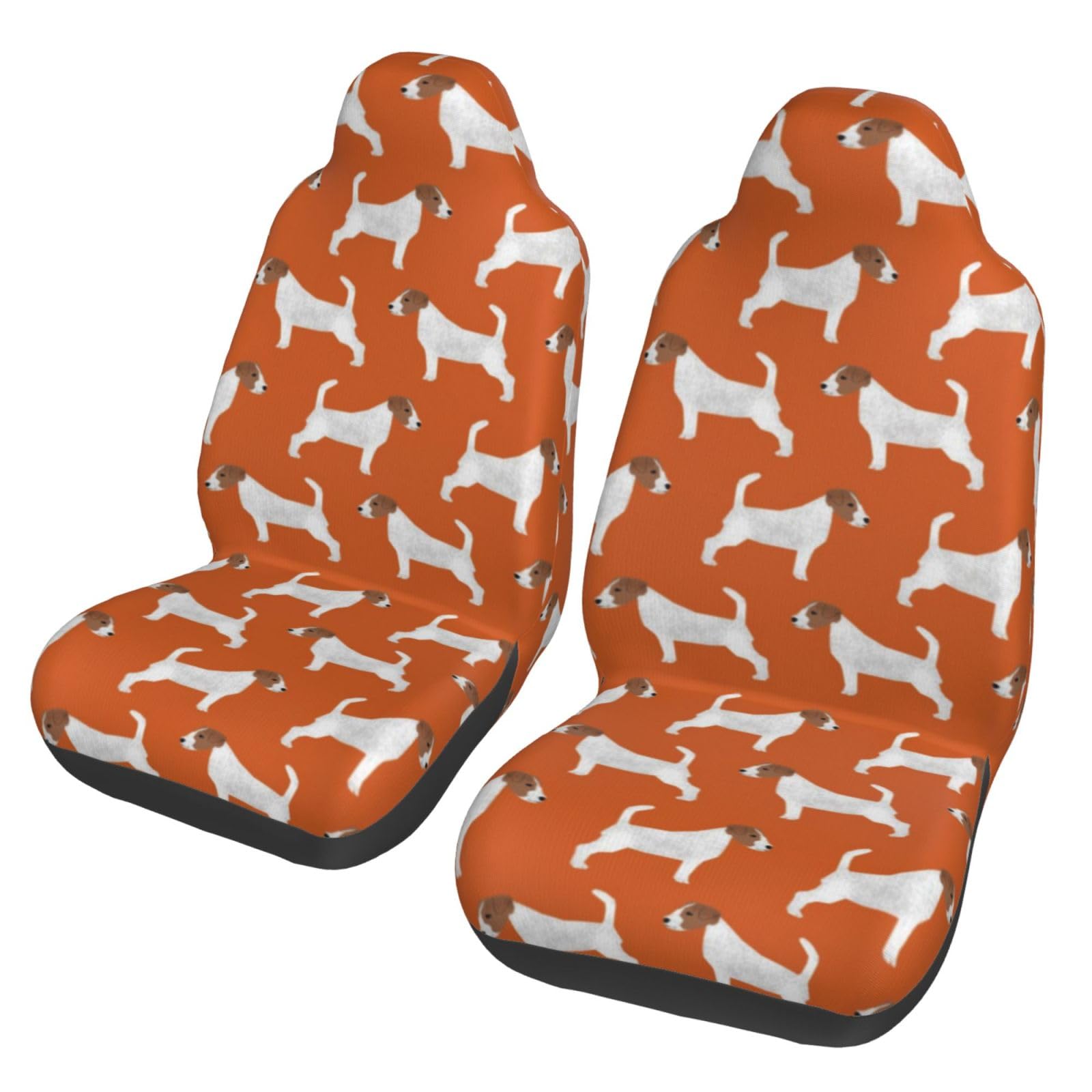 BYwenhopnbs Jack Russell Terrier, orangefarbener süßer Hund, Jack Russells, 2-teilige Autositzbezüge für die Vordersitze, universeller Rutschfester Sitzschutz BYwenhopnbs Jack Russell Terrier, orangefarbener süßer Hund, Jack Russells, 2-teilige Autositzbezüge für die Vordersitze, universeller Rutschfester Sitzschutz von BYwenhopnbs