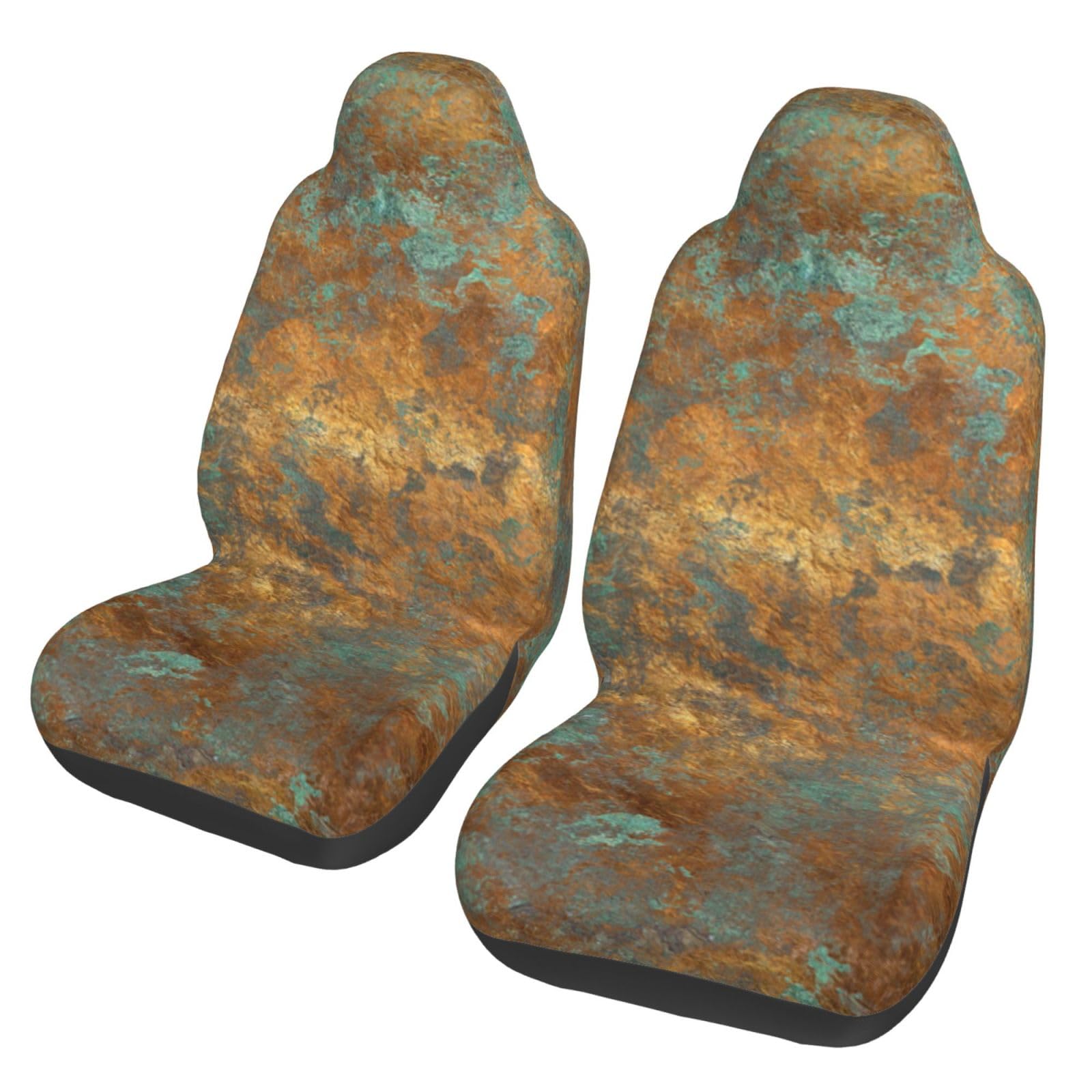 BYwenhopnbs Vintage Bronze, 2 Stück Autositzbezüge für die Vordersitze, universeller Anti-Rutsch-Sitzschutz BYwenhopnbs Vintage Bronze, 2 Stück Autositzbezüge für die Vordersitze, universeller Anti-Rutsch-Sitzschutz von BYwenhopnbs