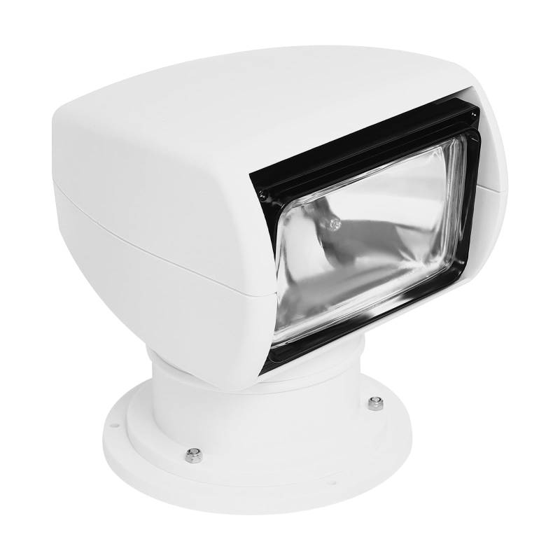 BZYFJB 100W 12V DC Marine-Scheinwerfer mit Fernbedienung – Arbeitslicht IP66 Wasserdicht für Boote/Yachten, Küstenwache & Seepolizei, Hochleistungs-Bootsscheinwerfer mit Suchfunktion von BZYFJB