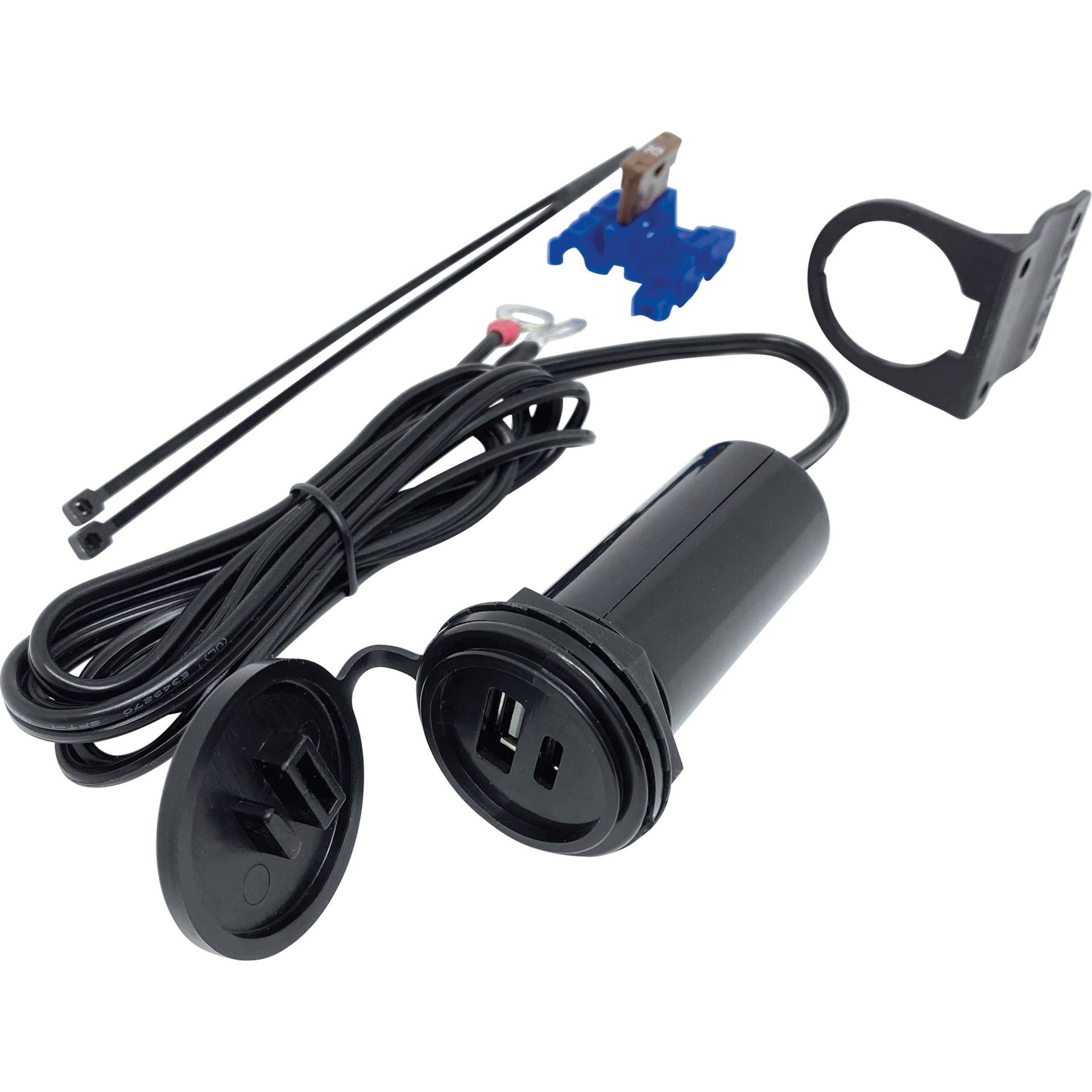 Baas Bikeparts Bordsteckdose USB-A/USB-C 2x 3,6A USB11 Baas Bikeparts Bordsteckdose USB-A/USB-C 2x 3,6A USB11 von Baas Bikeparts
