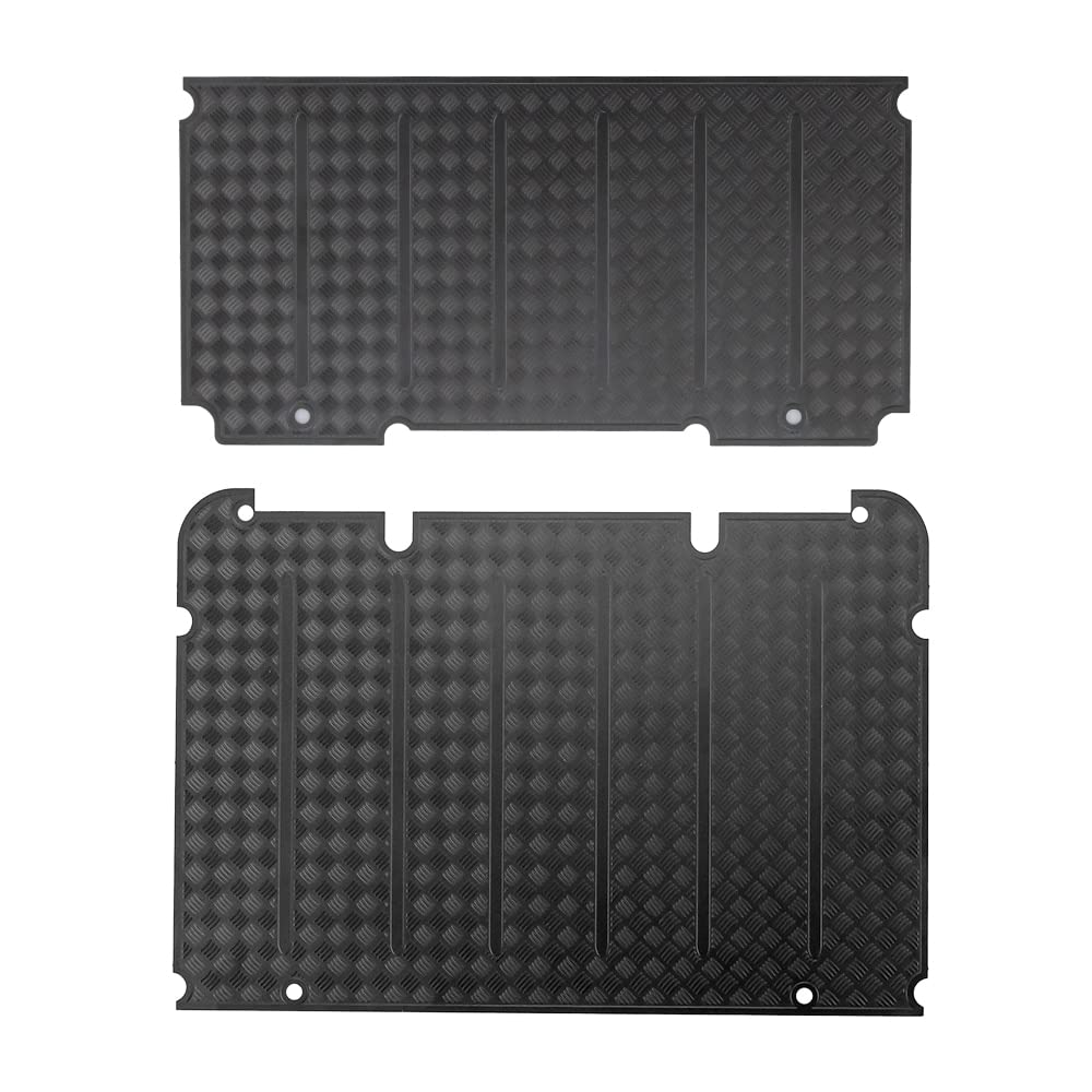 RC-Zubehör Metall-Anti-Rutsch-Platte Gepäckträger Türdekoration for 1/10 RC Crawler Car Defender Traxxas TRX4 TRX-4 (Color : for Luggage Rack) von Babijoux