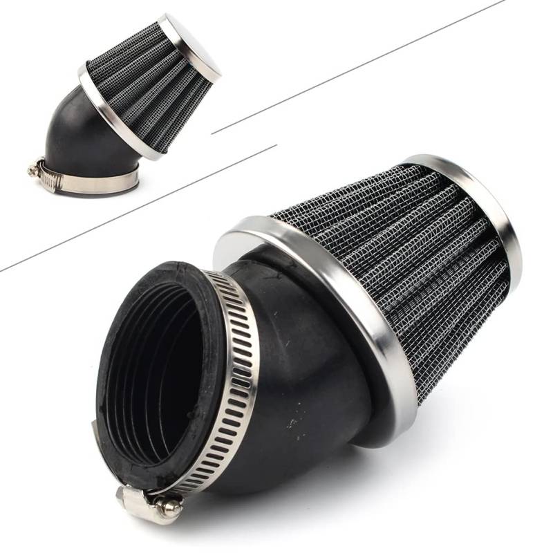 Bacar 50MM Luftfilter Ansaugluftfilter Ersatzsystem Kit Ansaugluftfilter Für Dirt Pit Quad ATV Bike Go Kart Für 50cc Chinesischer Roller Für Aprilia F von BACAR