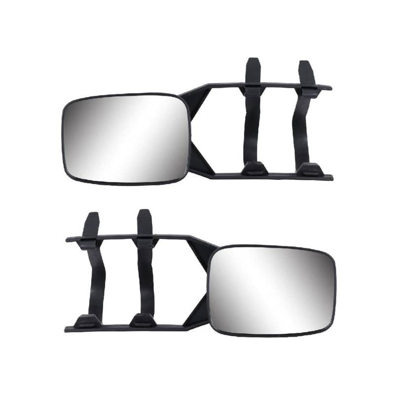 2x Abschleppspiegel, Baceyong Multi Angle für Caravan Pkw LKW 4WD Clip-On Abschleppspiegel, universell für Anhänger sicheres Ziehen verstellbare Verlängerung (keine Leine) von Baceyong