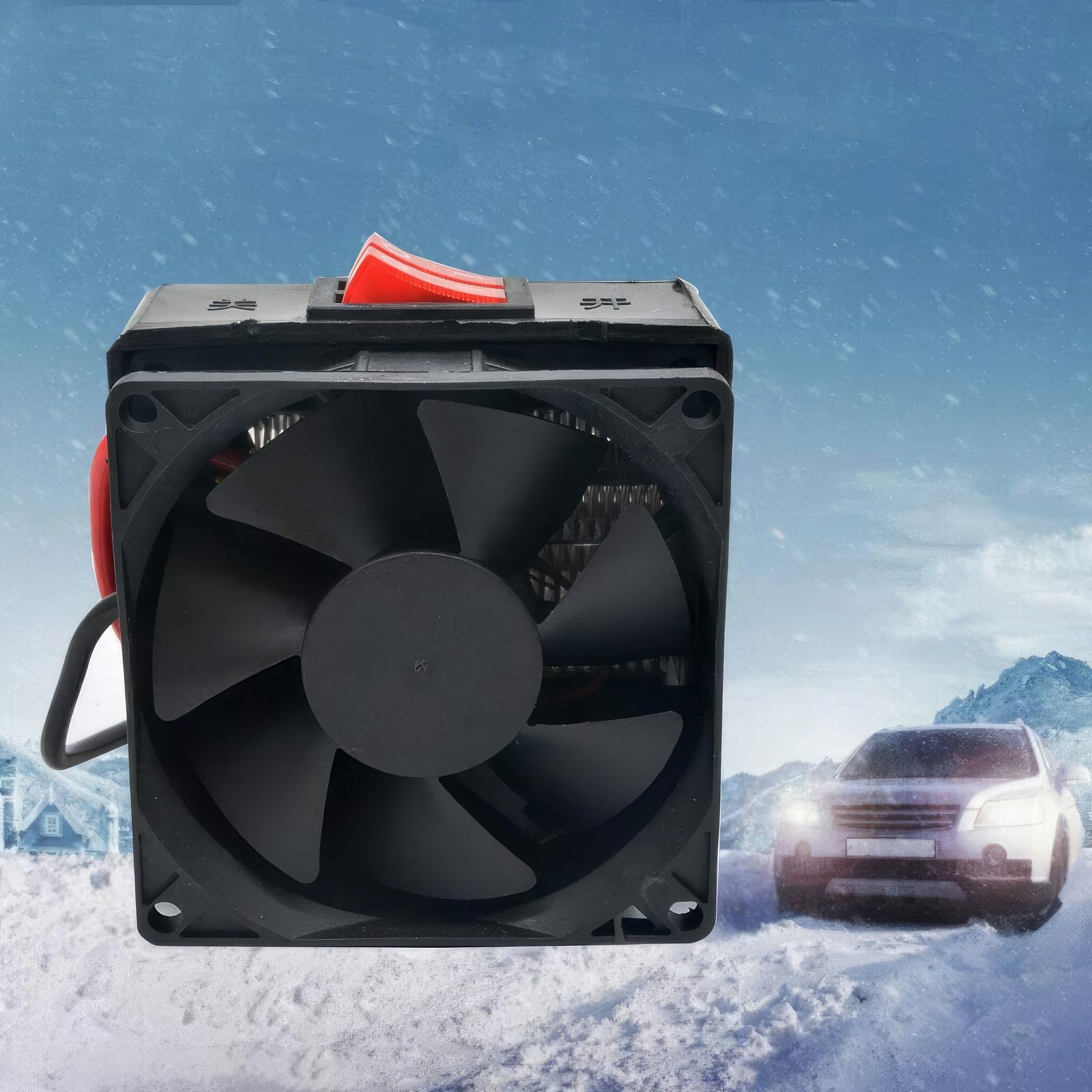 Auto-Heizung 12V 200-300W Zigarettenanzünder, Baceyong 2-In-1 Tragbare Heizlüfter, Windschutzscheibe Demister Defroster Lüfter Entfroster, Scheibenenteiser mit Doppelter Temperaturschalter Auto-Heizung 12V 200-300W Zigarettenanzünder, Baceyong 2-In-1 Tragbare Heizlüfter, Windschutzscheibe Demister Defroster Lüfter Entfroster, Scheibenenteiser mit Doppelter Temperaturschalter von Baceyong