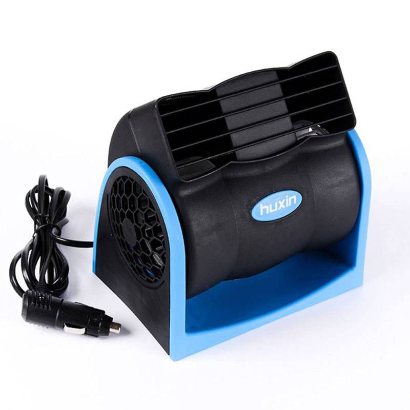 Auto Ventilator, Baceyong Universeller 12-V-Auto-Ventilator, tragbarer automatischer Kühlkühler-Ventilator für SUV, Wohnmobil, Van, UTV mit Zigarettenanzünder-Stecker von Baceyong