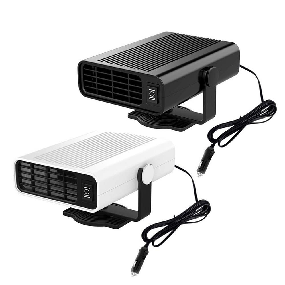 Baceyong 12V 12W Autoheizung, 2 in 1 Elektrischer Autoheizungsventilator, Windschutzscheibenentfrostung, Fensterentnebelung, 360° drehbar Baceyong 12V 12W Autoheizung, 2 in 1 Elektrischer Autoheizungsventilator, Windschutzscheibenentfrostung, Fensterentnebelung, 360° drehbar von Baceyong