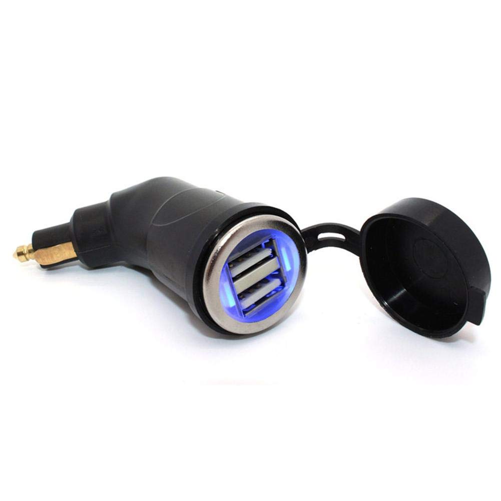 Baceyong 12V Dual USB Auto Zigarettenanzünder Steckdose, Splitter Ladegerät Netzteil Steckdose für Telefon MP3 MP4 Digitalkamera GPS Navi, B-M-VV Motorrad Kurzkopf Autoladegerät. Baceyong 12V Dual USB Auto Zigarettenanzünder Steckdose, Splitter Ladegerät Netzteil Steckdose für Telefon MP3 MP4 Digitalkamera GPS Navi, B-M-VV Motorrad Kurzkopf Autoladegerät. von Baceyong