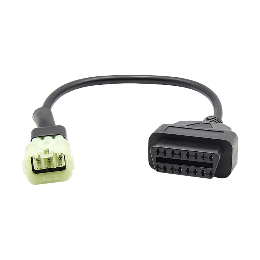 Baceyong 1pc Motorrad OBD 6Pin Adapterkabel Kabel, 6 Pin auf 16 PIN Adapter Kompatibel mit K-TM 6Pin Motorrad Baceyong 1pc Motorrad OBD 6Pin Adapterkabel Kabel, 6 Pin auf 16 PIN Adapter Kompatibel mit K-TM 6Pin Motorrad von Baceyong