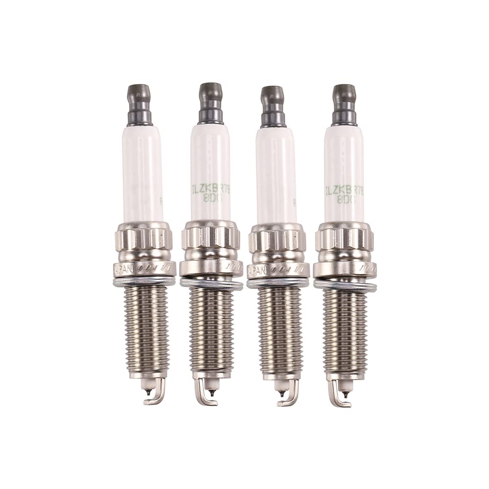 Baceyong 4 Stück Iridium-Zündkerzen Autozubehör Teilenummer ILZKBR7B8DG/ 95770/22401-CK87B-VA/ 12127570106 Kompatibel mit Citroen DS4 Mini Cooper R58/ S/ R56/ S/ R57 Peugeot 208/ RCZ Baceyong 4 Stück Iridium-Zündkerzen Autozubehör Teilenummer ILZKBR7B8DG/ 95770/22401-CK87B-VA/ 12127570106 Kompatibel mit Citroen DS4 Mini Cooper R58/ S/ R56/ S/ R57 Peugeot 208/ RCZ von Baceyong