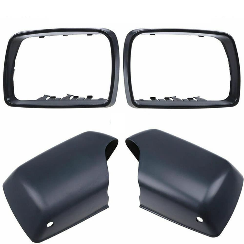 Baceyong Auto-Rückspiegel-Abdeckungsformkappe und linker/rechter Zierring für BMVV X5 E53 2000-2006 X5 3.0i E53 2002-2003 X5 4.4i E53 2002-2003 Baceyong Auto-Rückspiegel-Abdeckungsformkappe und linker/rechter Zierring für BMVV X5 E53 2000-2006 X5 3.0i E53 2002-2003 X5 4.4i E53 2002-2003 von Baceyong